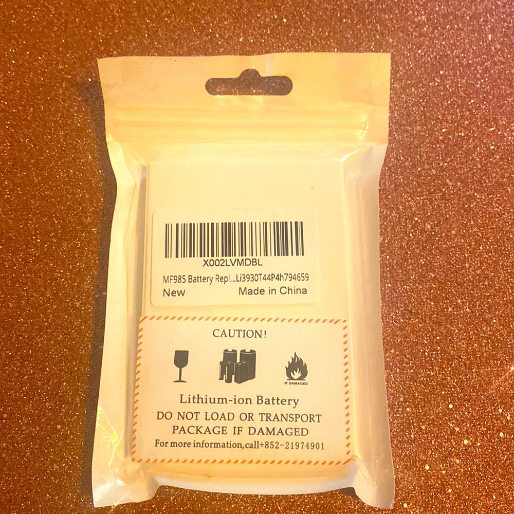 Mobile Hotspot -ZTE Velocity replacement battery